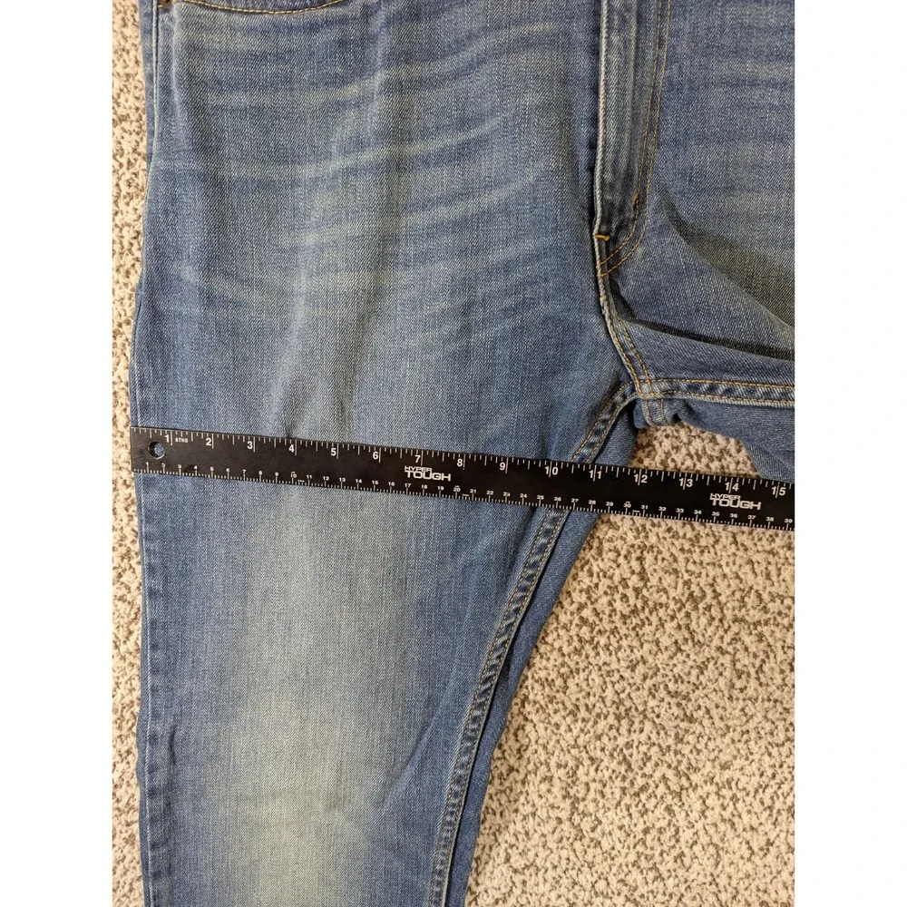 Levis 559 Men's Jeans Size 38×30‎ Blue Relaxed Straight Wide Leg Altered Read